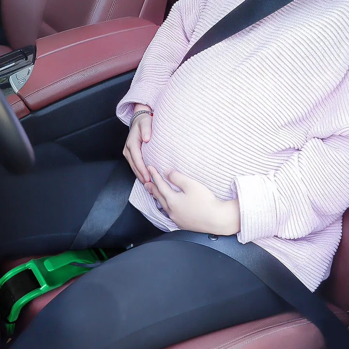 Seat belt adjuster for pregnant women-Comfort and safety for the belly