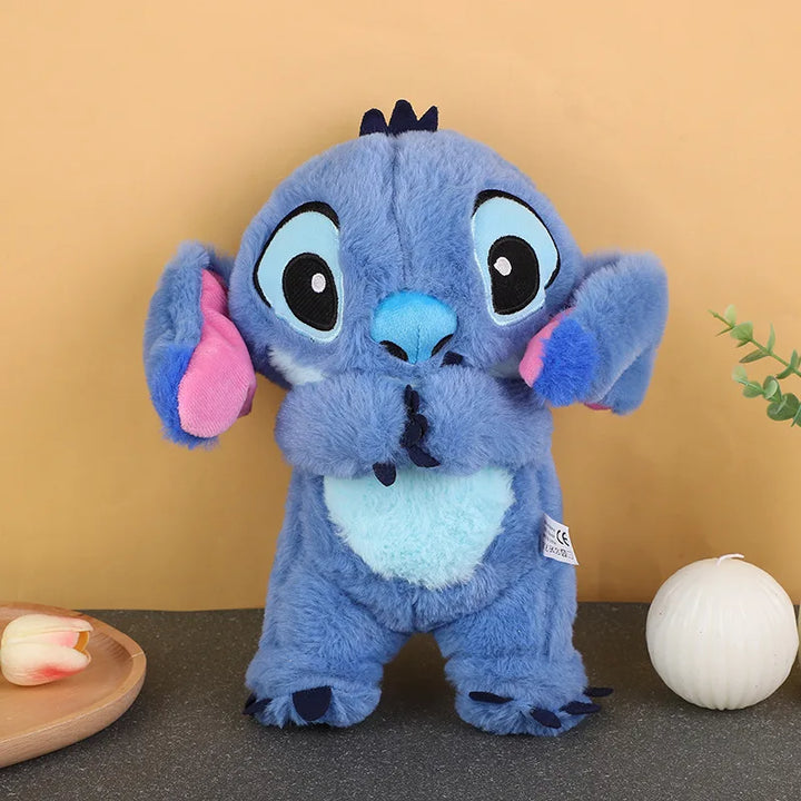 Pelúcia Stitch com Movimento de Respiração, Luzes e Sons Musicais | Stitch Relaxante para Alívio da Ansiedade e Sono Tranquilo | Presente Ideal para Aniversário de Crianças