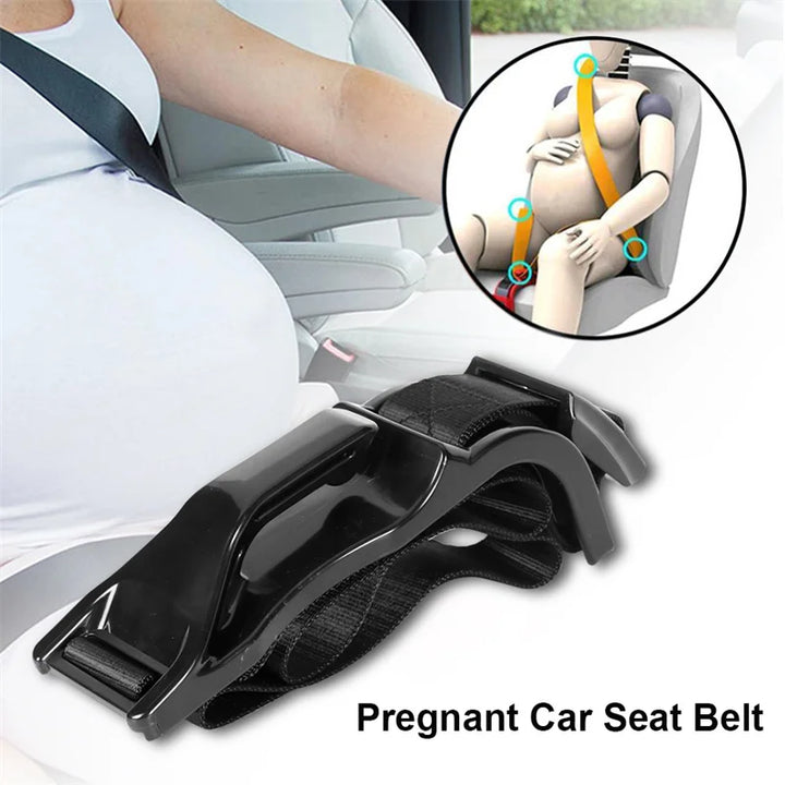 Seat belt adjuster for pregnant women-Comfort and safety for the belly