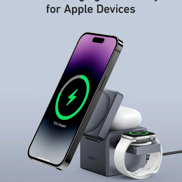 Charge 3 Devices at Once with Speed and Style!