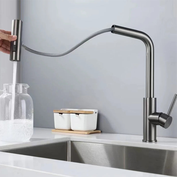 Ycrays kitchen tap - Modern style with 360° rotation and pull-out spray function